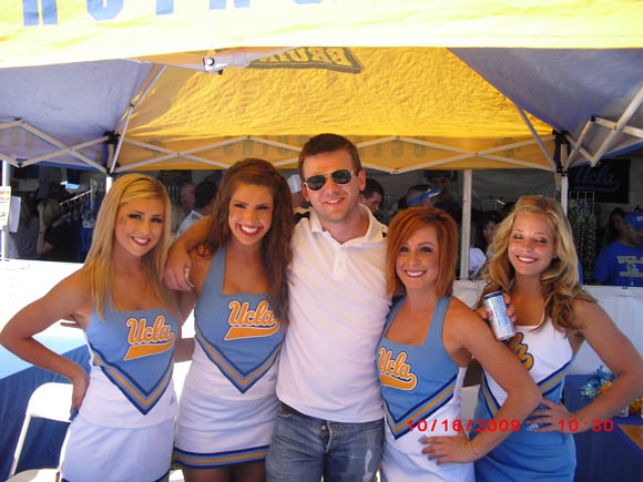 My "priceless" moment with the UCLA Bruins cheerleaders