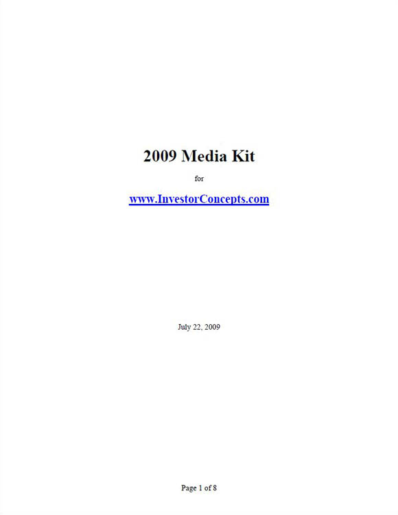Investor Concepts Media Kit Page 1