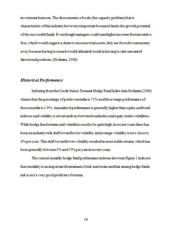 Research Project Chapter 1 The Hedge Fund Industry pg16
