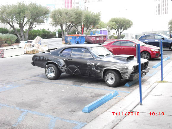 The Punisher car side